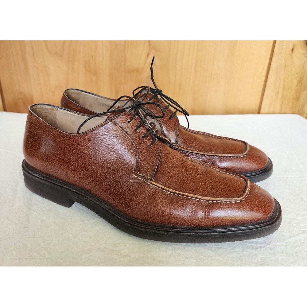 To Boot New York Adam Derrick US 9.5 Brown Leather Derby Dress Shoes Italy